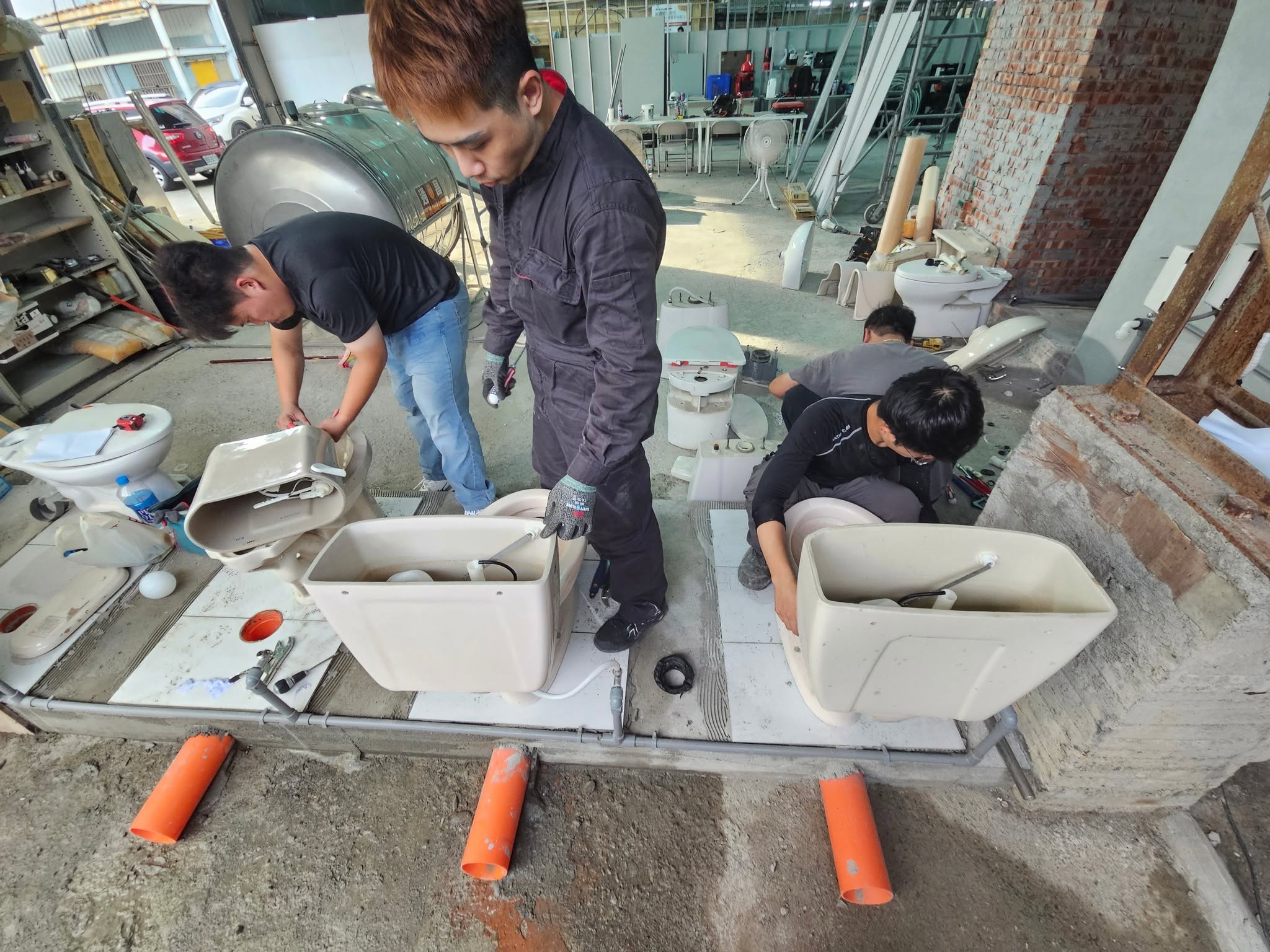 實務操作之衛浴設備 開始拆裝二十次｜原文照片 1
